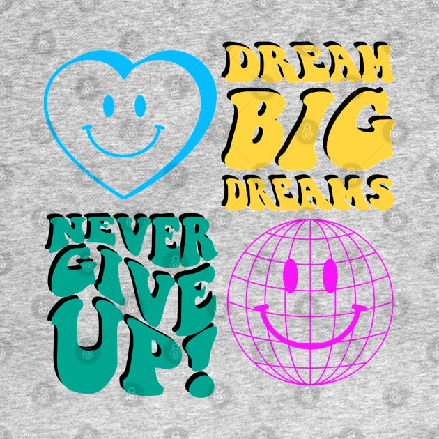 never give up, big dreams by zzzozzo